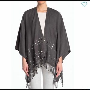 New Michael Kors Embellished Shawl